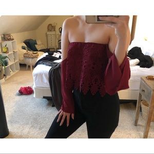 Off shoulder top